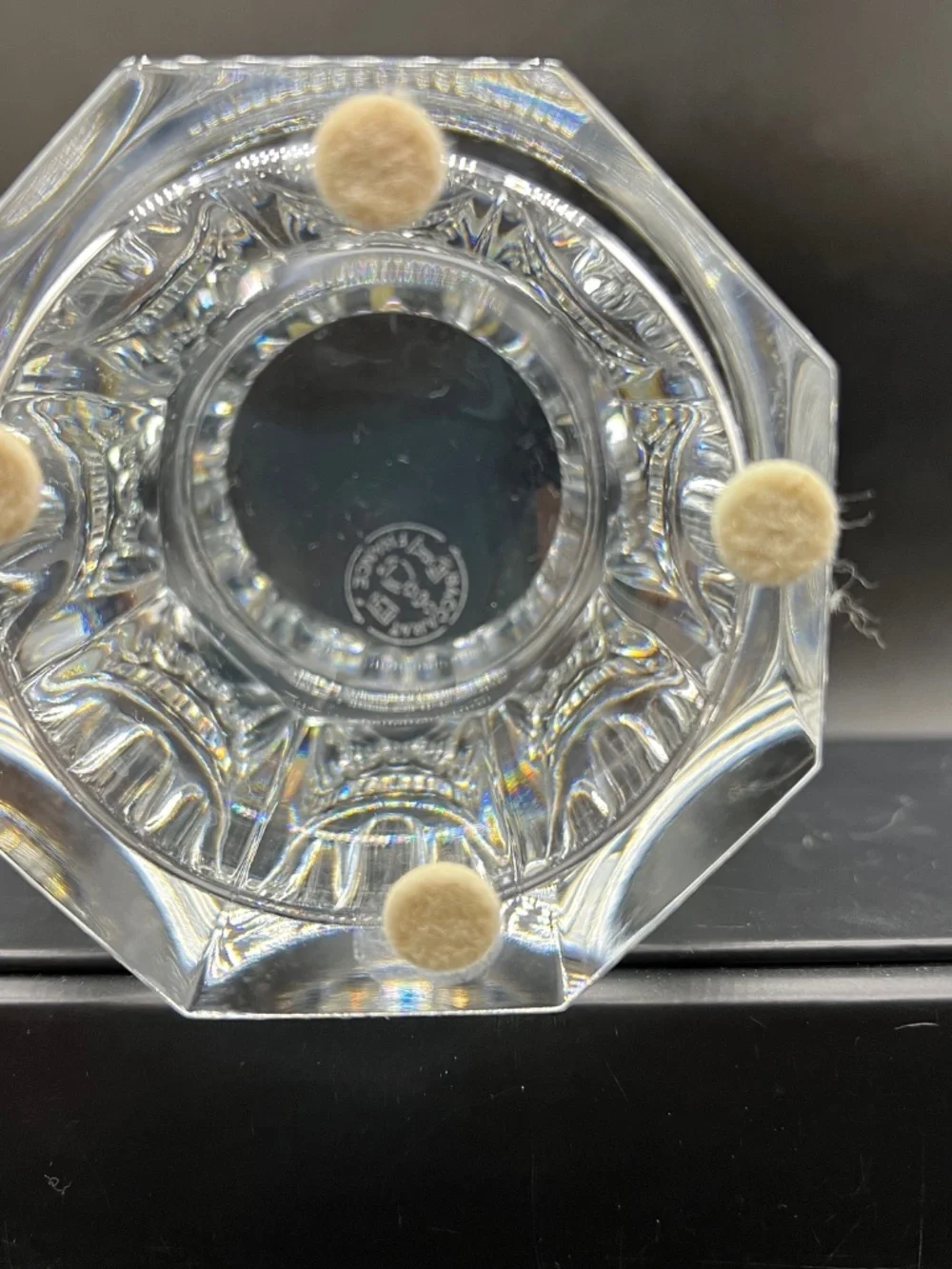 Vintage Baccarat Edith, Heavy Cut Crystal Vase in Original Box